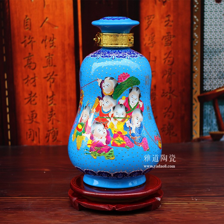 點金系列陶瓷酒壇