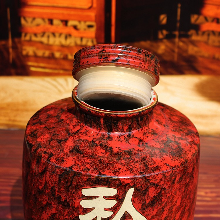 景德鎮高檔陶瓷酒壇色釉窯變