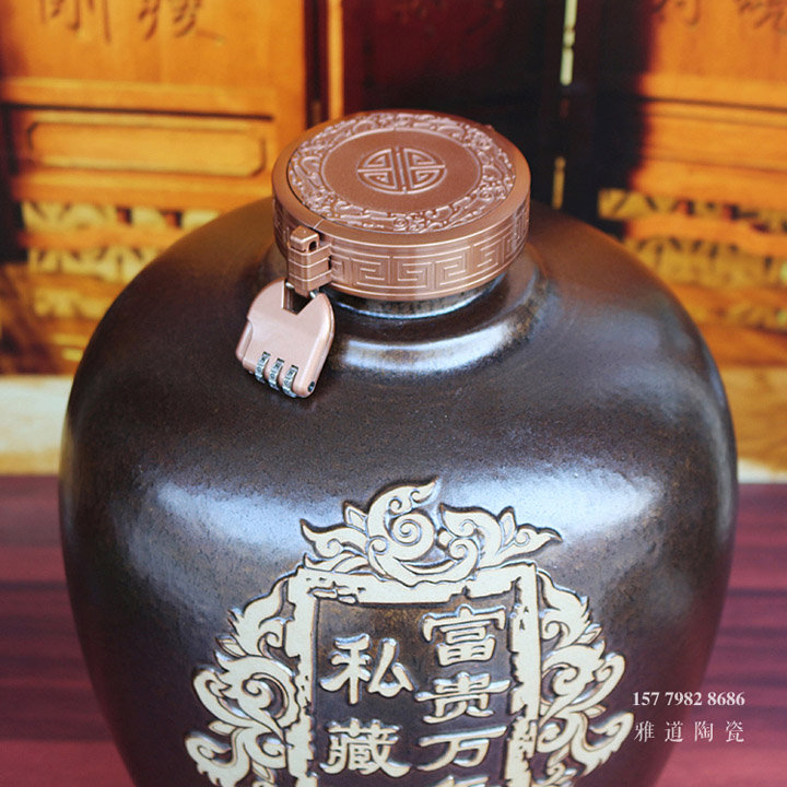 景德鎮10斤20斤雕刻密封加厚酒壇