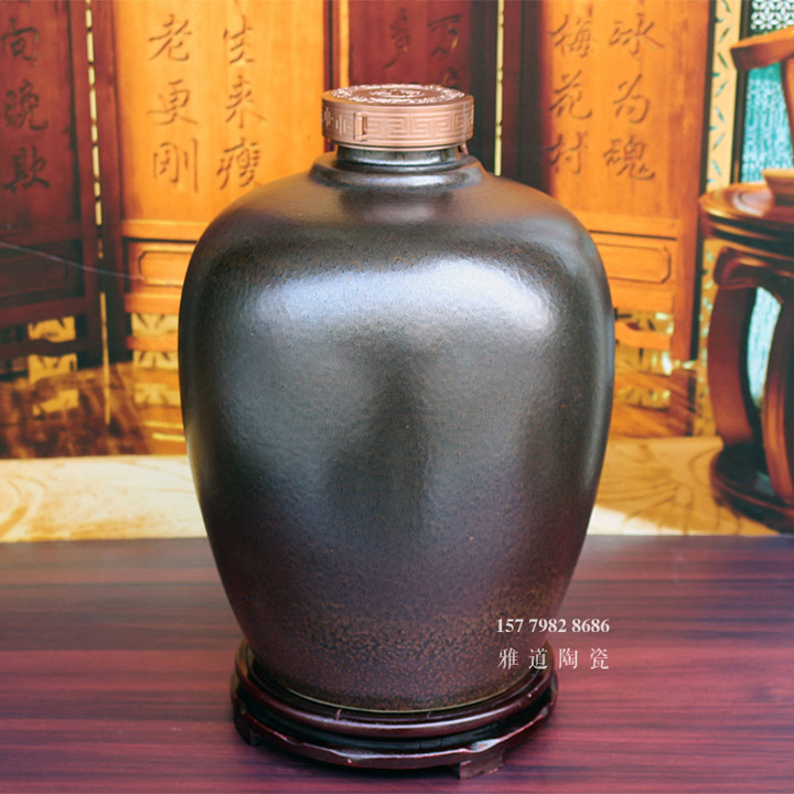 景德鎮10斤20斤雕刻密封加厚酒壇