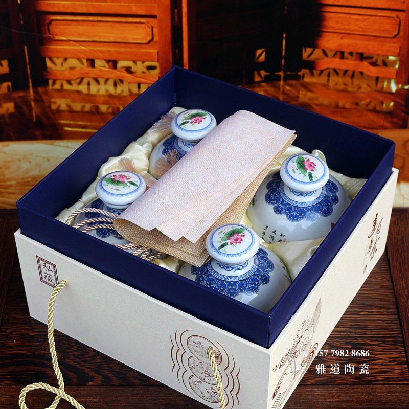 1至10斤連年有余陶瓷酒壇批發