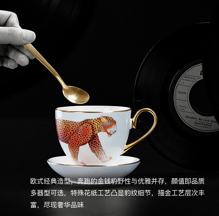景德鎮高檔陶瓷咖啡杯禮品套裝