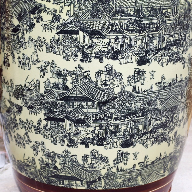 景德鎮100斤裝陶瓷大酒壇（清明上河圖）