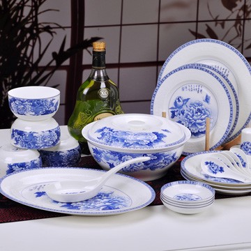景德鎮陶瓷青花餐具套裝十大排行(圖2)