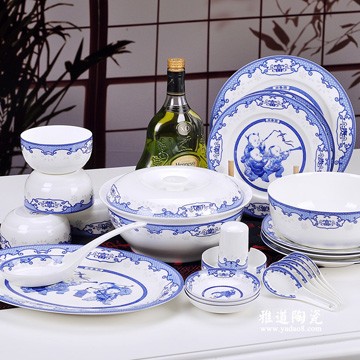 景德鎮陶瓷青花餐具套裝十大排行(圖10)