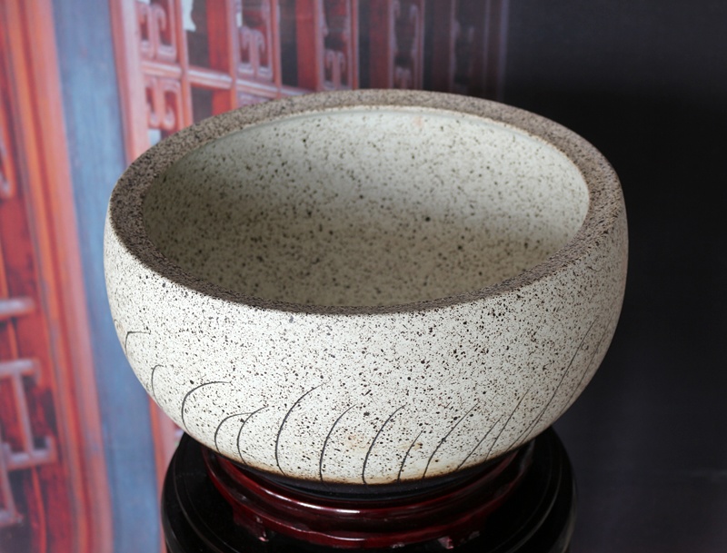 景德鎮陶瓷器聚寶盆缸室內花盆(圖3)