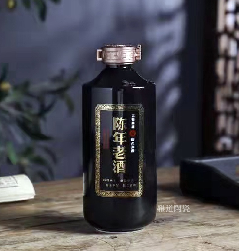 景德鎮1斤精制陶瓷酒壇禮盒(圖2)