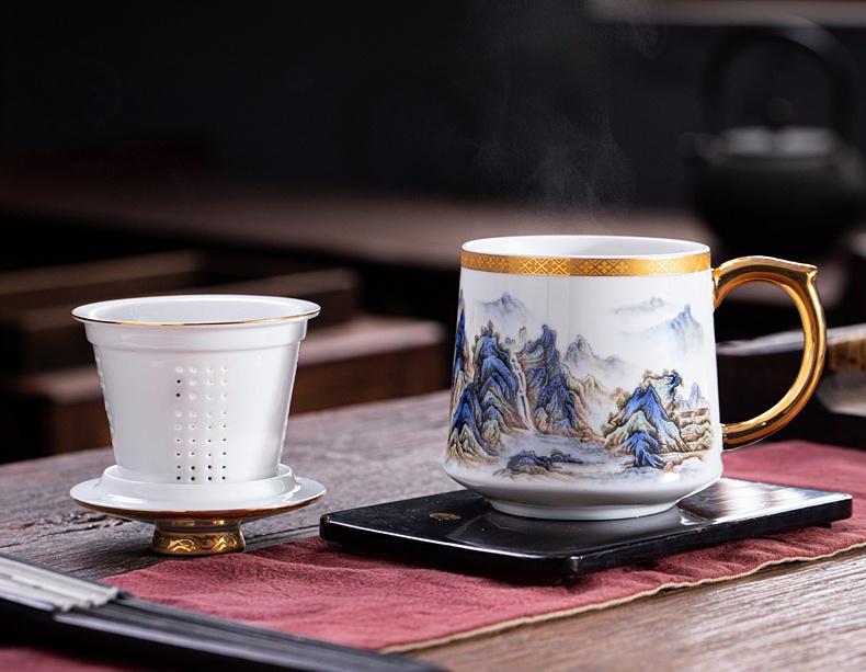 帶濾網的茶杯怎么用（茶杯濾網的正確用法）(圖1)