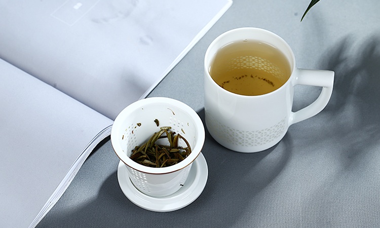 高檔陶瓷商務會議禮品茶杯（熱門定制款）