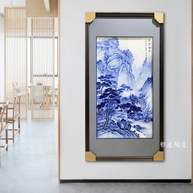 道家意境的山水畫（十款道家山水瓷板畫精選）(圖2)