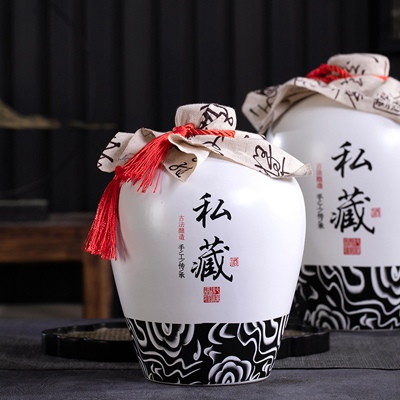 1斤2斤3斤5斤10斤包布精致陶瓷酒壇