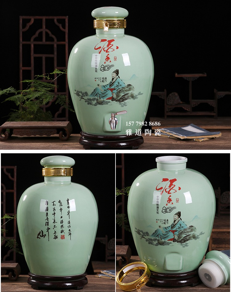 5斤10斤20斤30斤高溫陶瓷酒壇批發