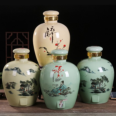 5斤10斤20斤30斤50斤陶瓷酒壇批發