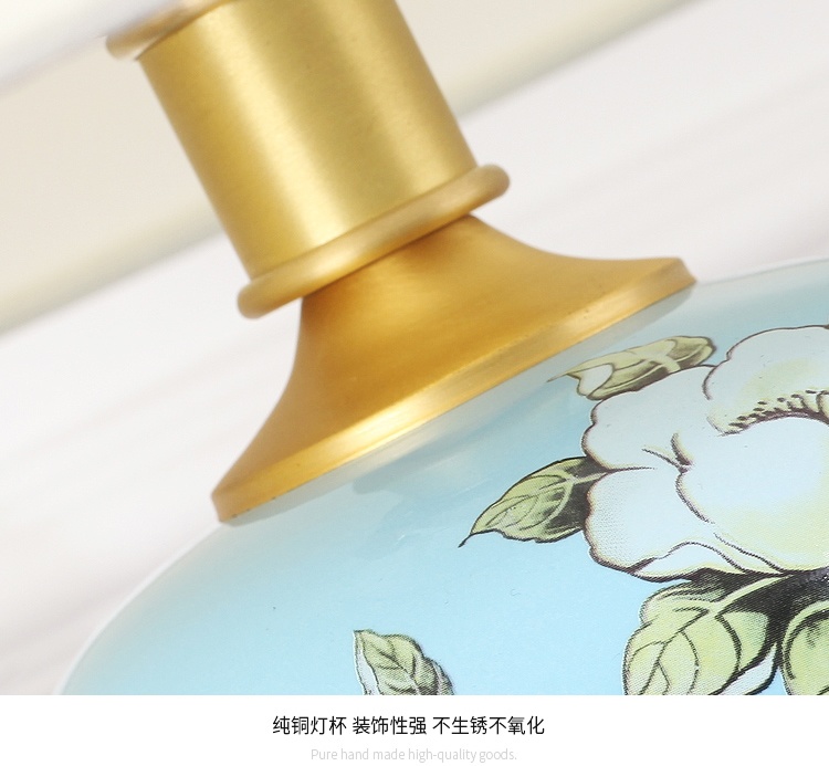景德鎮陶瓷花鳥客廳臥室床頭歐式臺燈