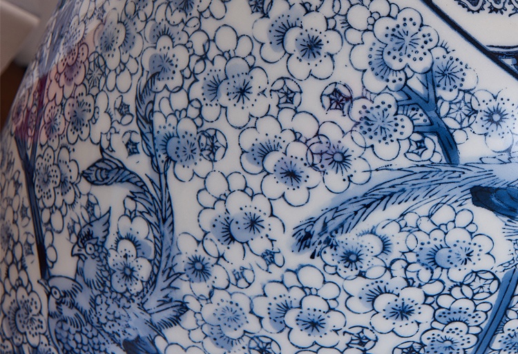 景德鎮青花瓷大號傳統中式陶瓷臺燈
