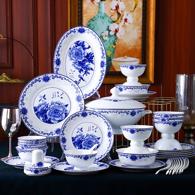 景德鎮陶瓷青花餐具套裝十大排行(圖1)